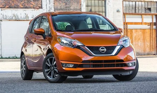 orange nissan car