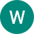 W letter profile pic