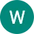 W letter profile pic