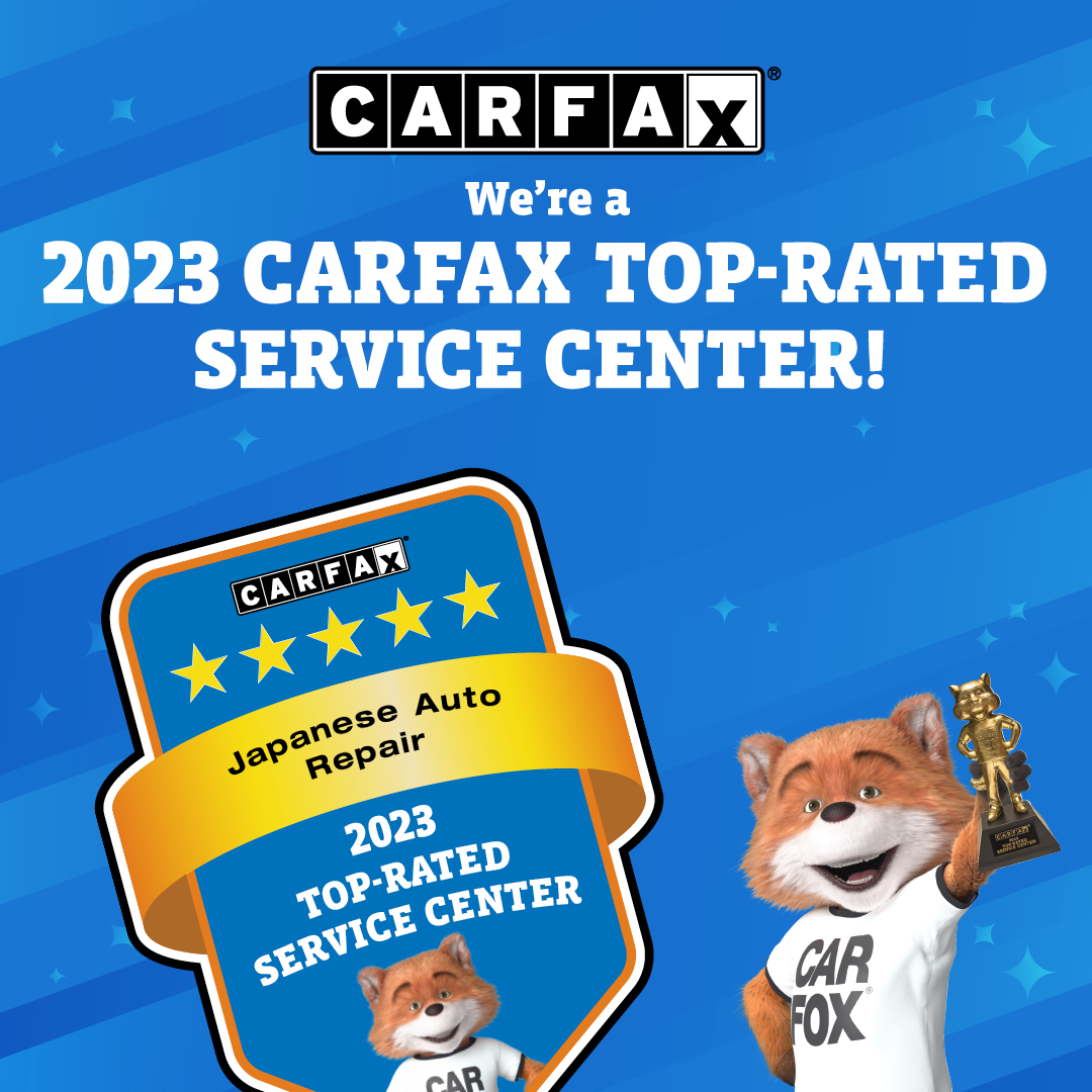 Japanese Auto Repair CarFax badge square 2023