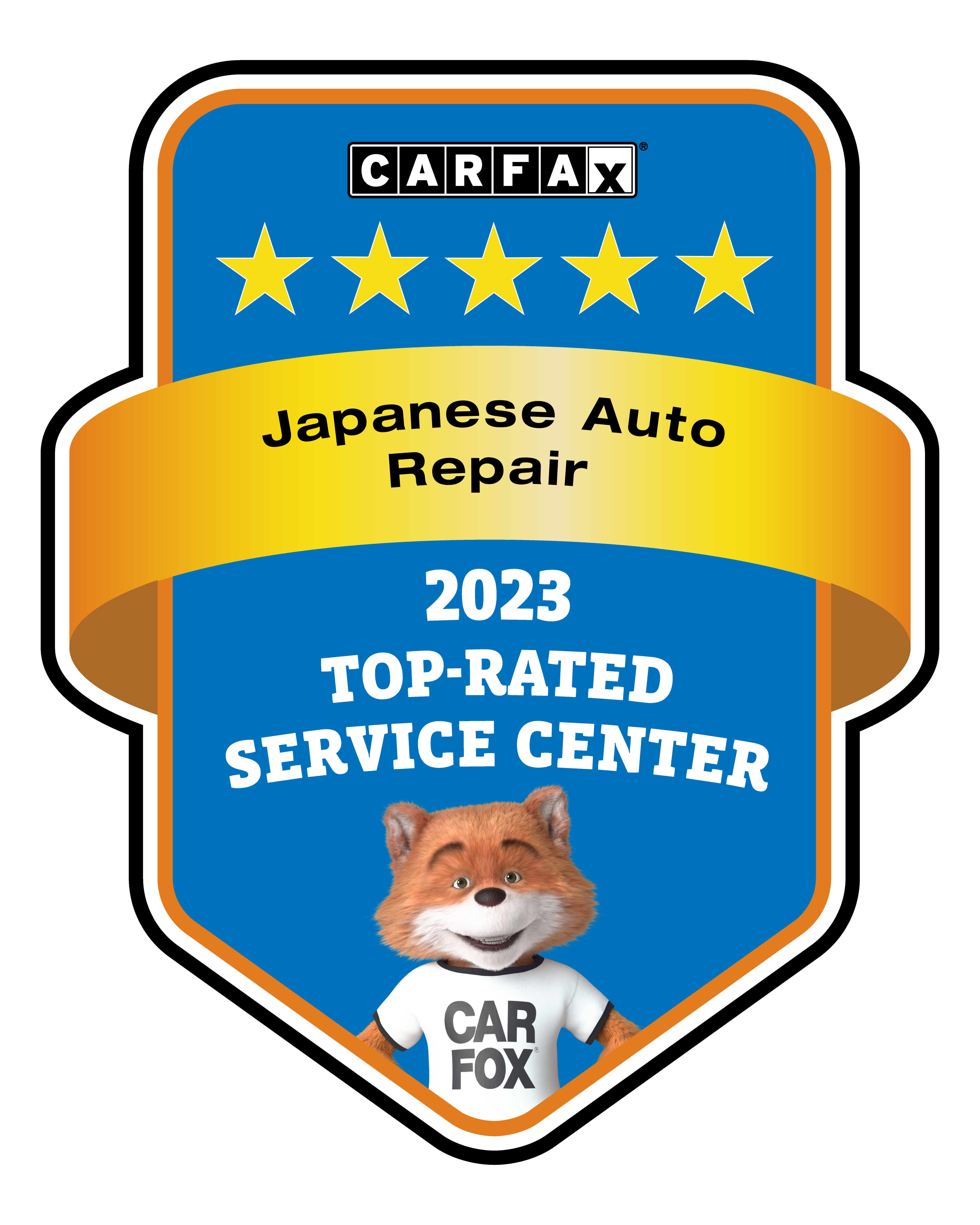 Japanese Auto Repair CarFax badge 2023