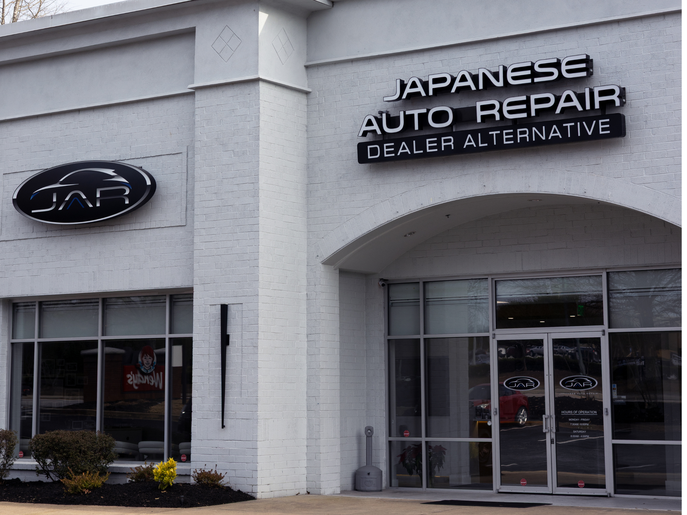 exterior detail of japanese auto repair in buford ga